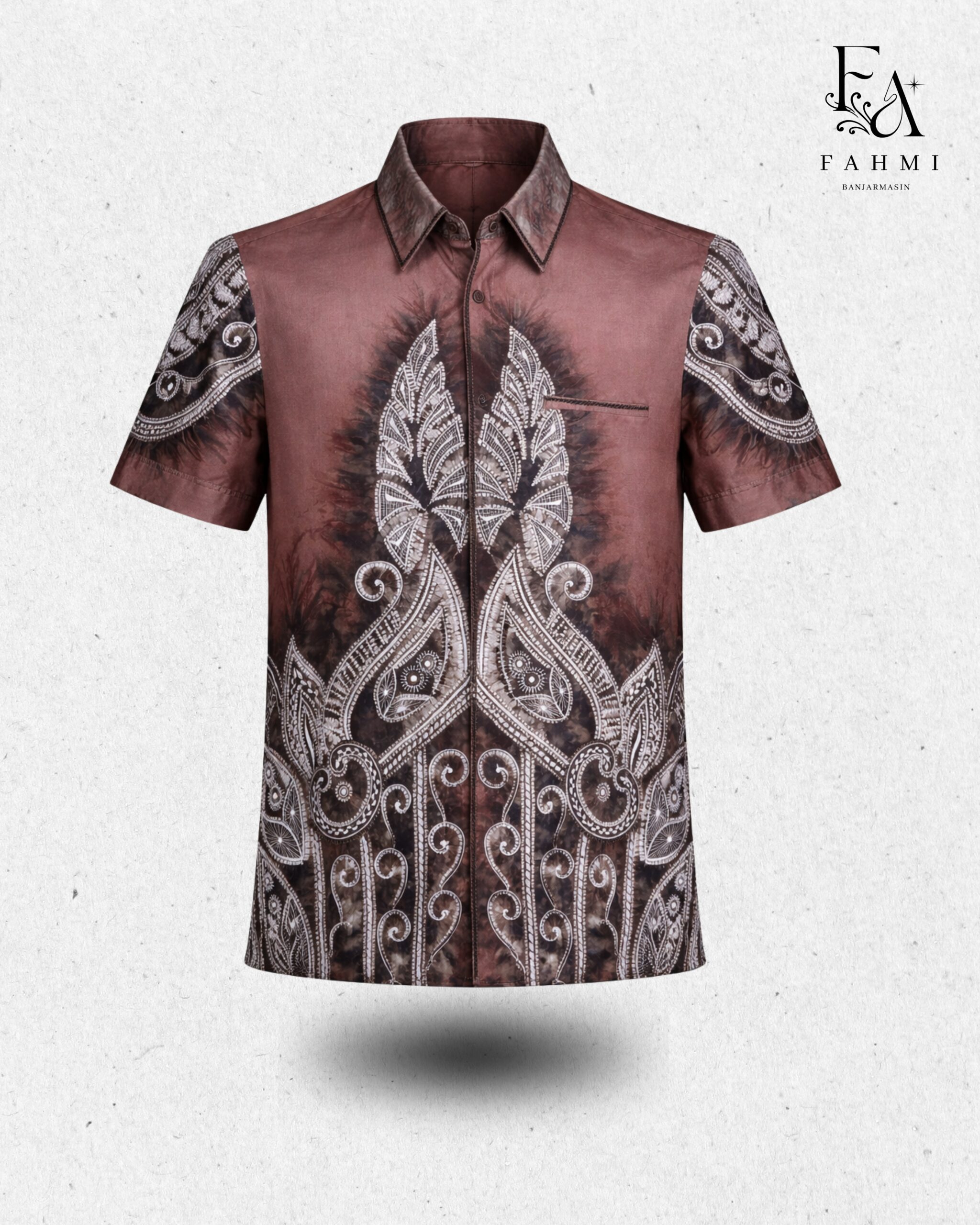 Embroidered Sasirangan Signature Cotton Shirt