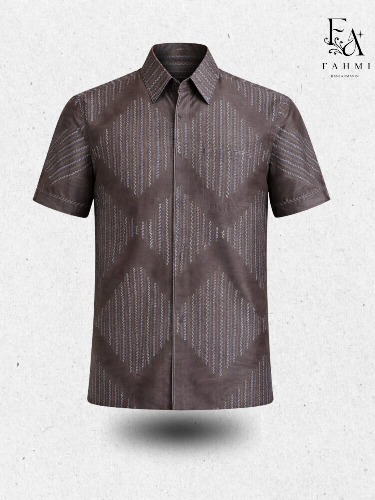 Embroidered Sasirangan Signature Cotton Shirt