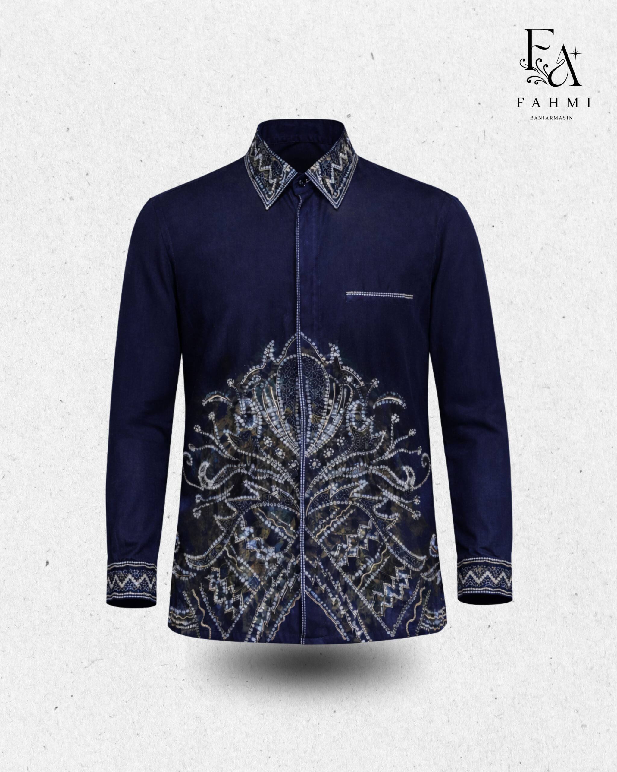 Embroidered Sasirangan Signature Cotton Shirt