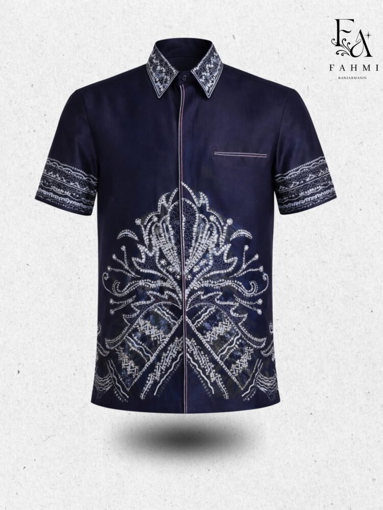 Embroidered Sasirangan Signature Cotton Shirt