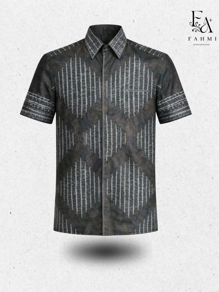 Embroidered Sasirangan Signature Cotton Shirt