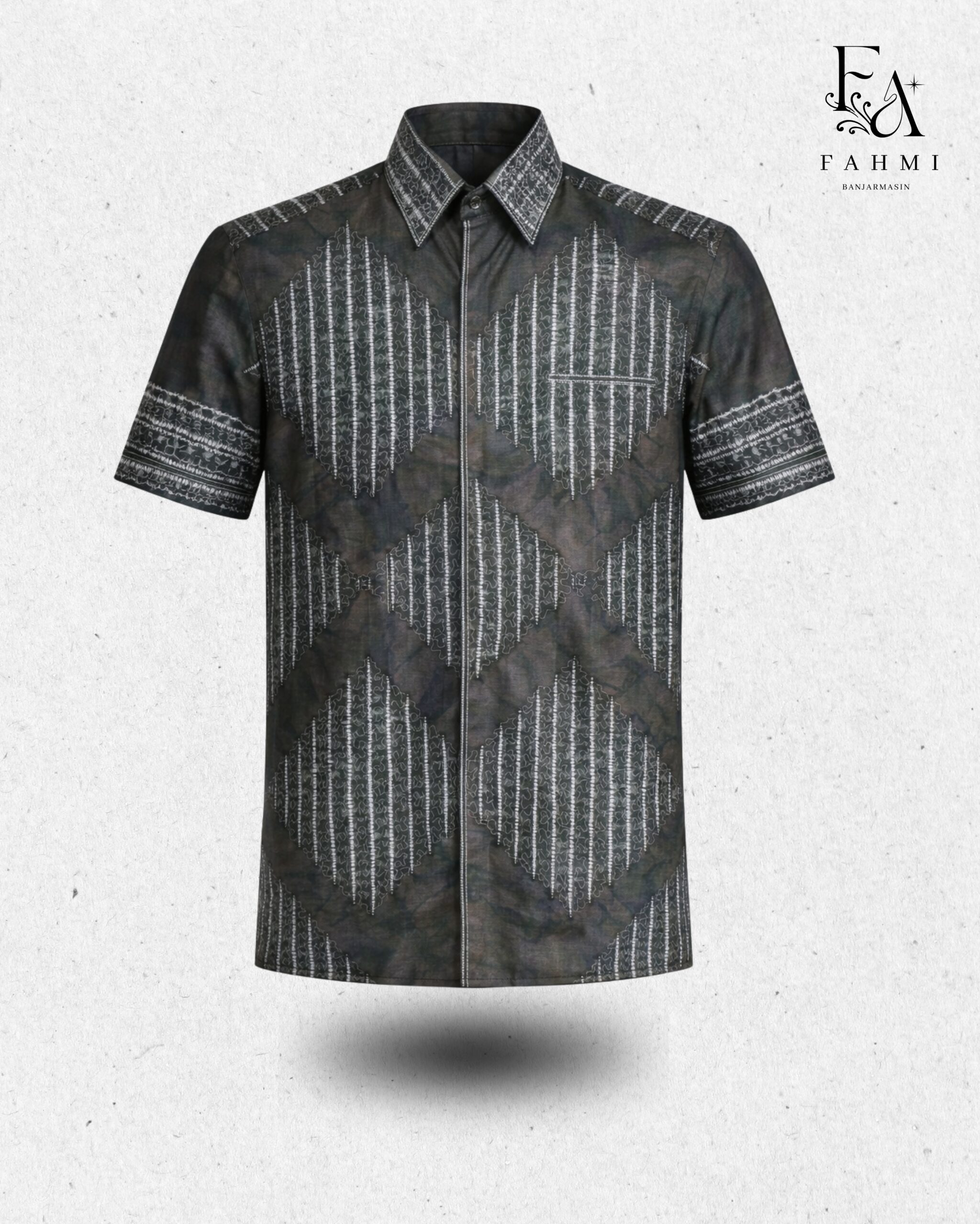 Embroidered Sasirangan Signature Cotton Shirt