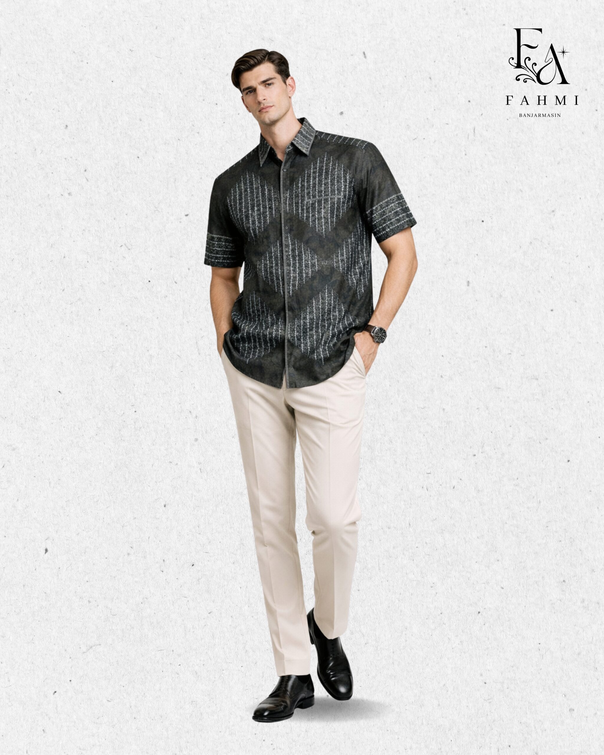 Embroidered Sasirangan Signature Cotton Shirt - Image 4
