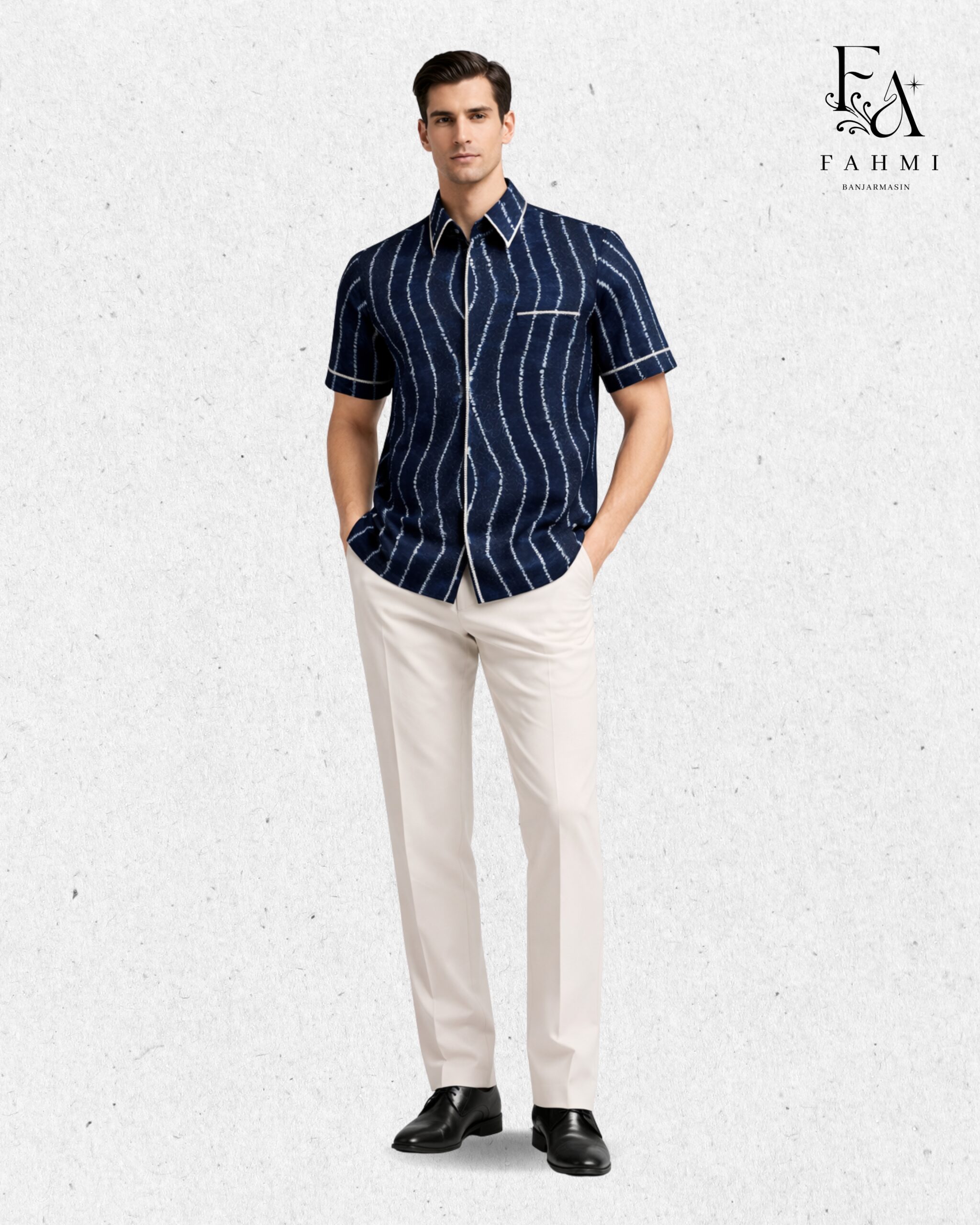 Embroidered Sasirangan Signature Cotton Shirt - Image 2