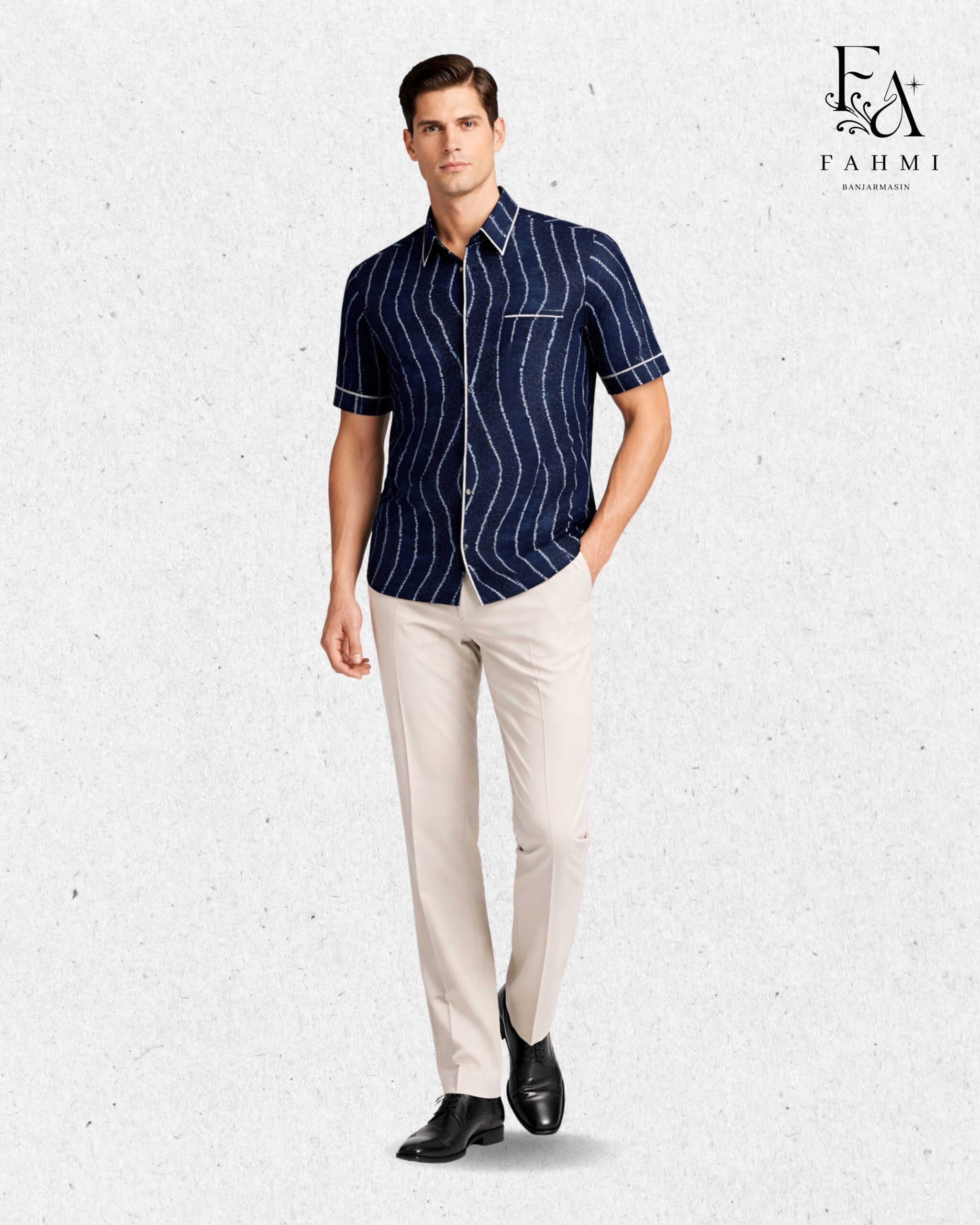 Embroidered Sasirangan Signature Cotton Shirt - Image 4