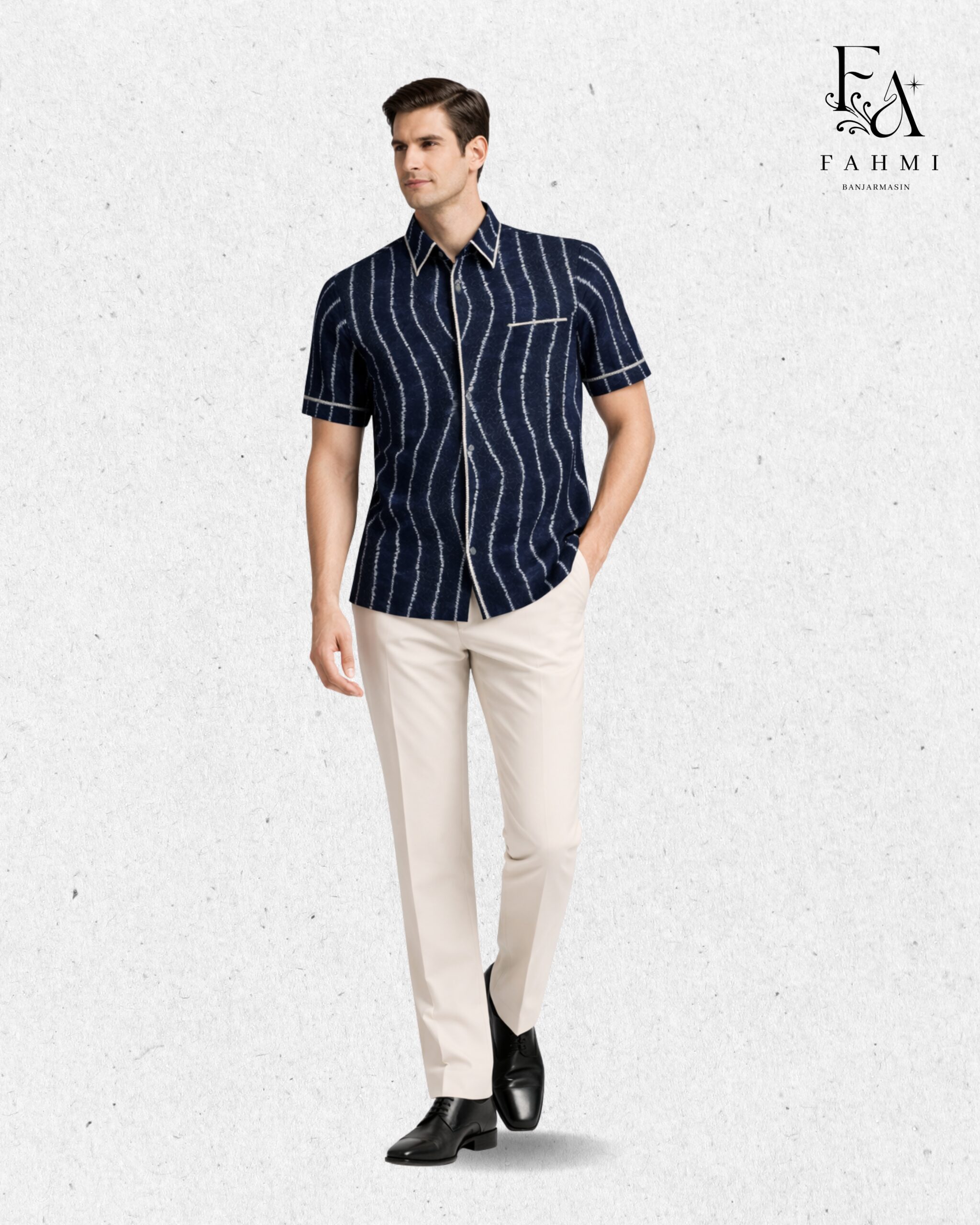 Embroidered Sasirangan Signature Cotton Shirt - Image 3