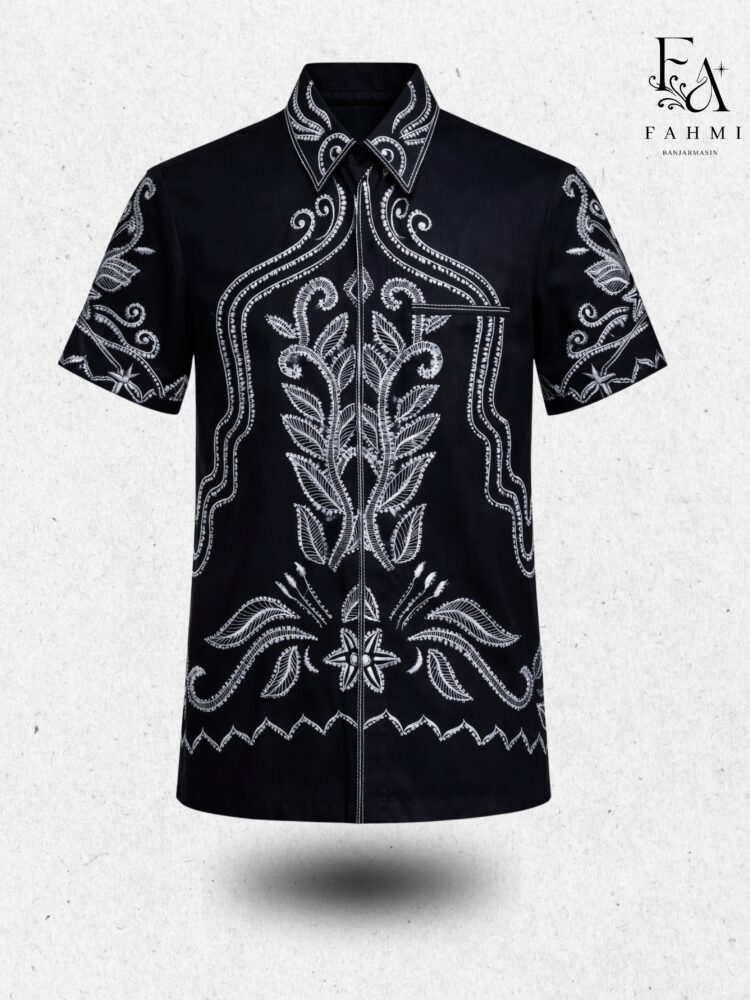 Embroidered Sasirangan Signature Cotton Shirt