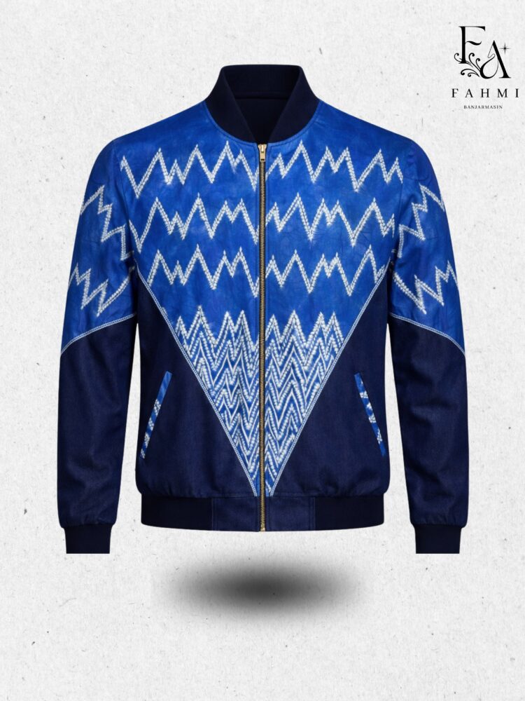 Embroidered Sasirangan Signature Bomber Jacket