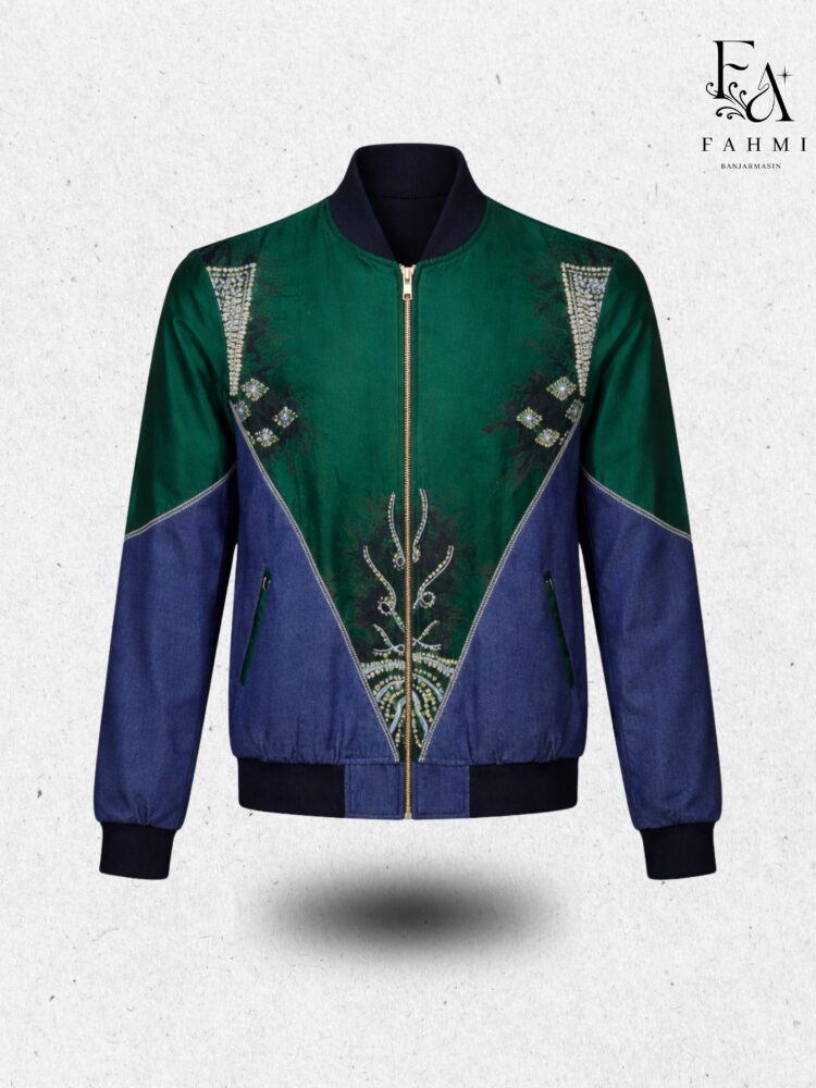 Embroidered Sasirangan Signature Bomber Jacket