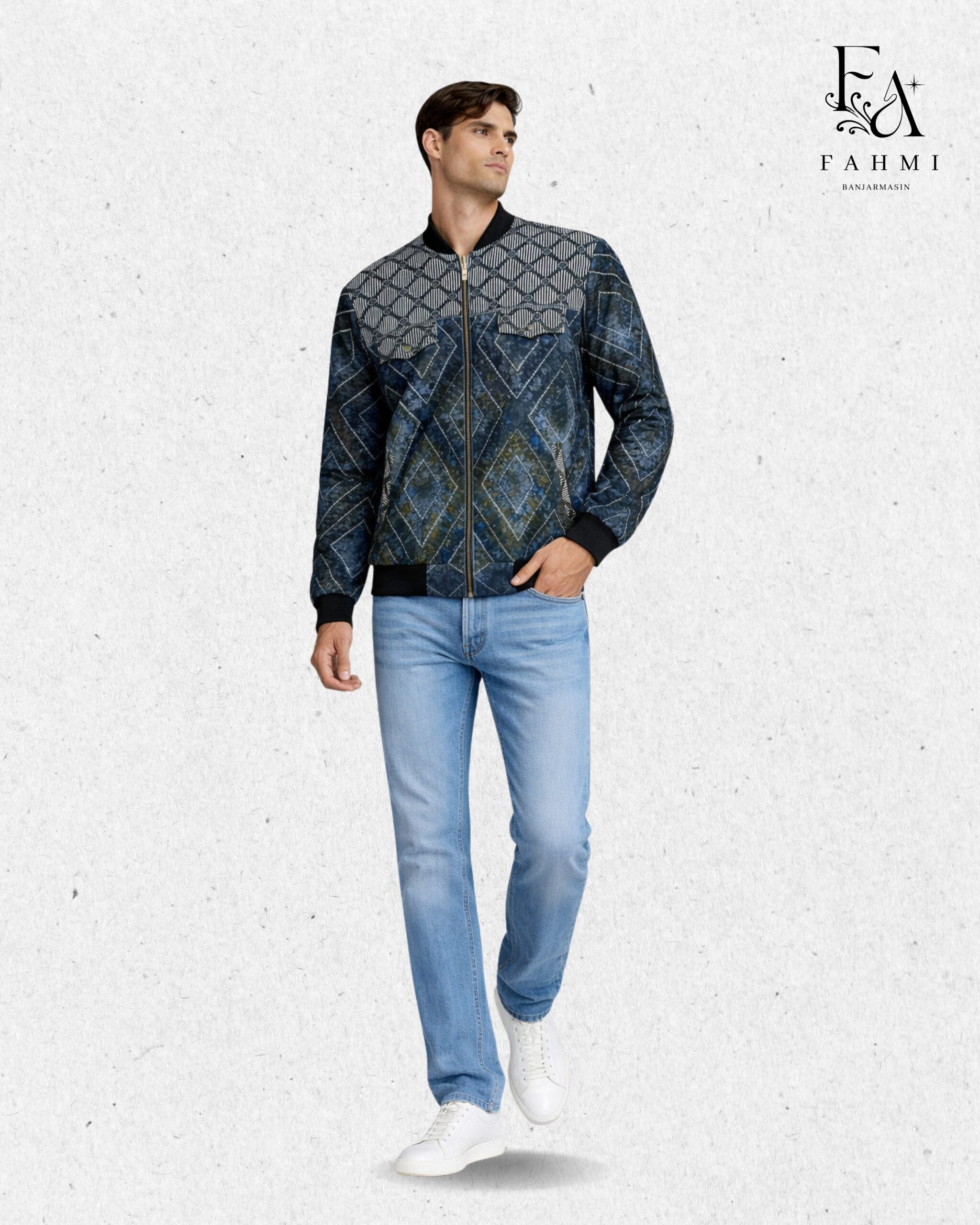 Sasirangan Signature Bomber Jacket - Image 2