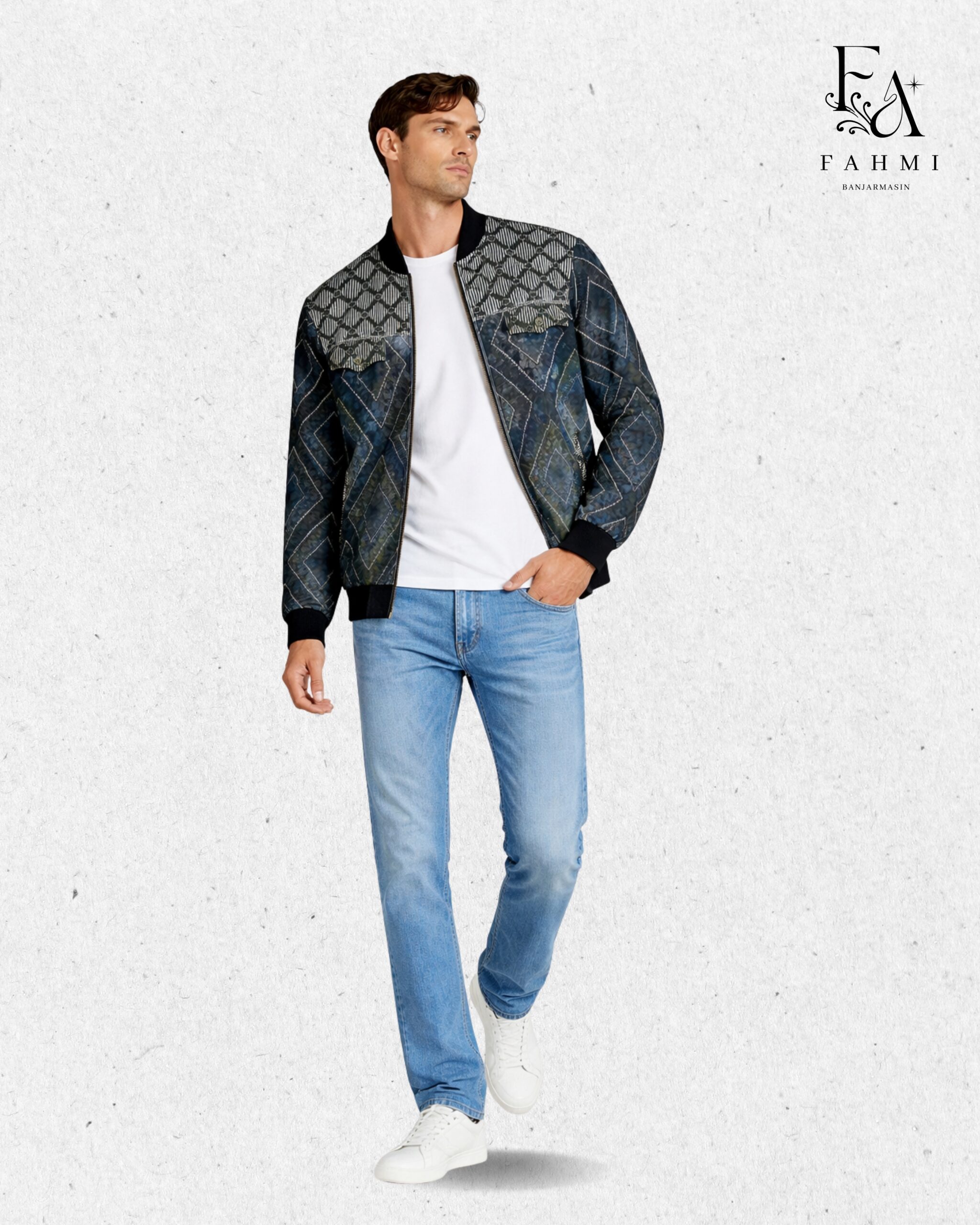 Sasirangan Signature Bomber Jacket - Image 3