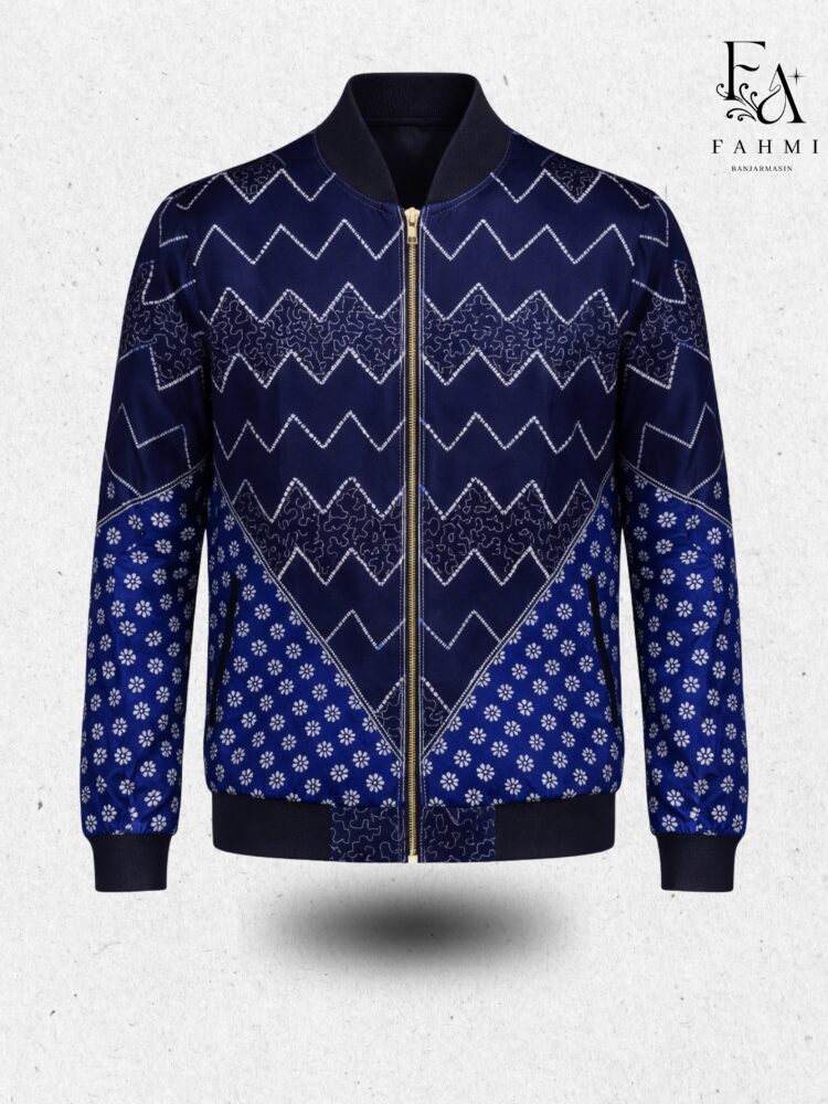 Embroidered Sasirangan Signature Bomber Jacket