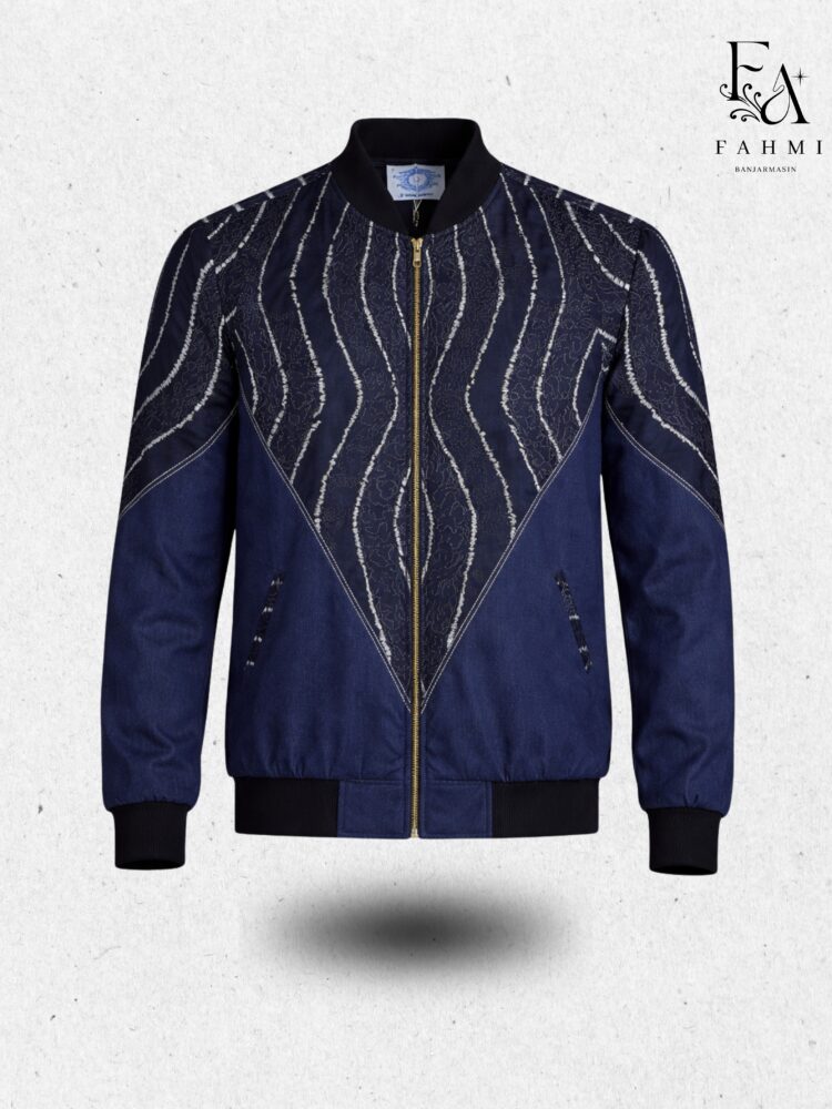 Embroidered Sasirangan Signature Bomber Jacket