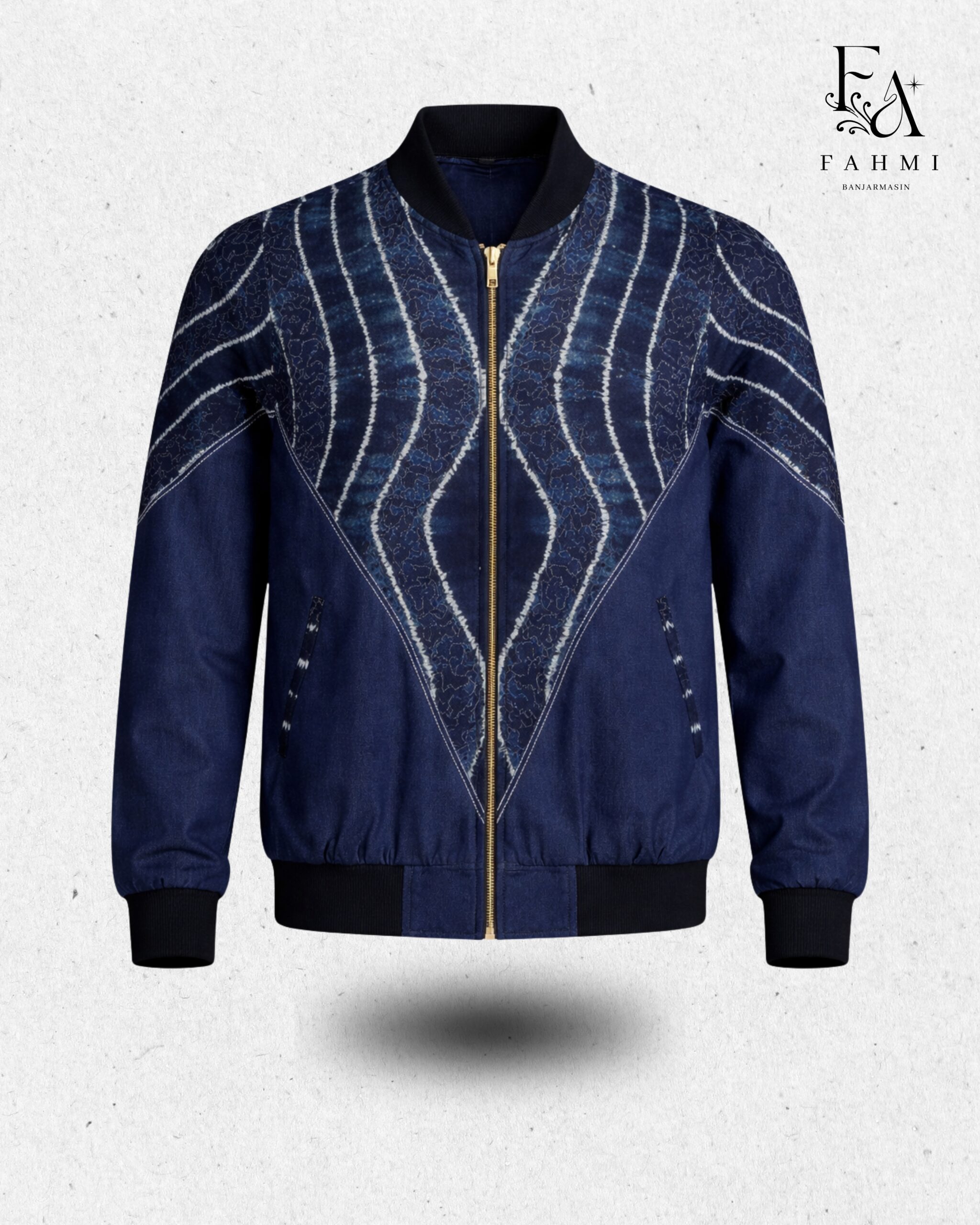 Embroidered Sasirangan Signature Bomber Jacket