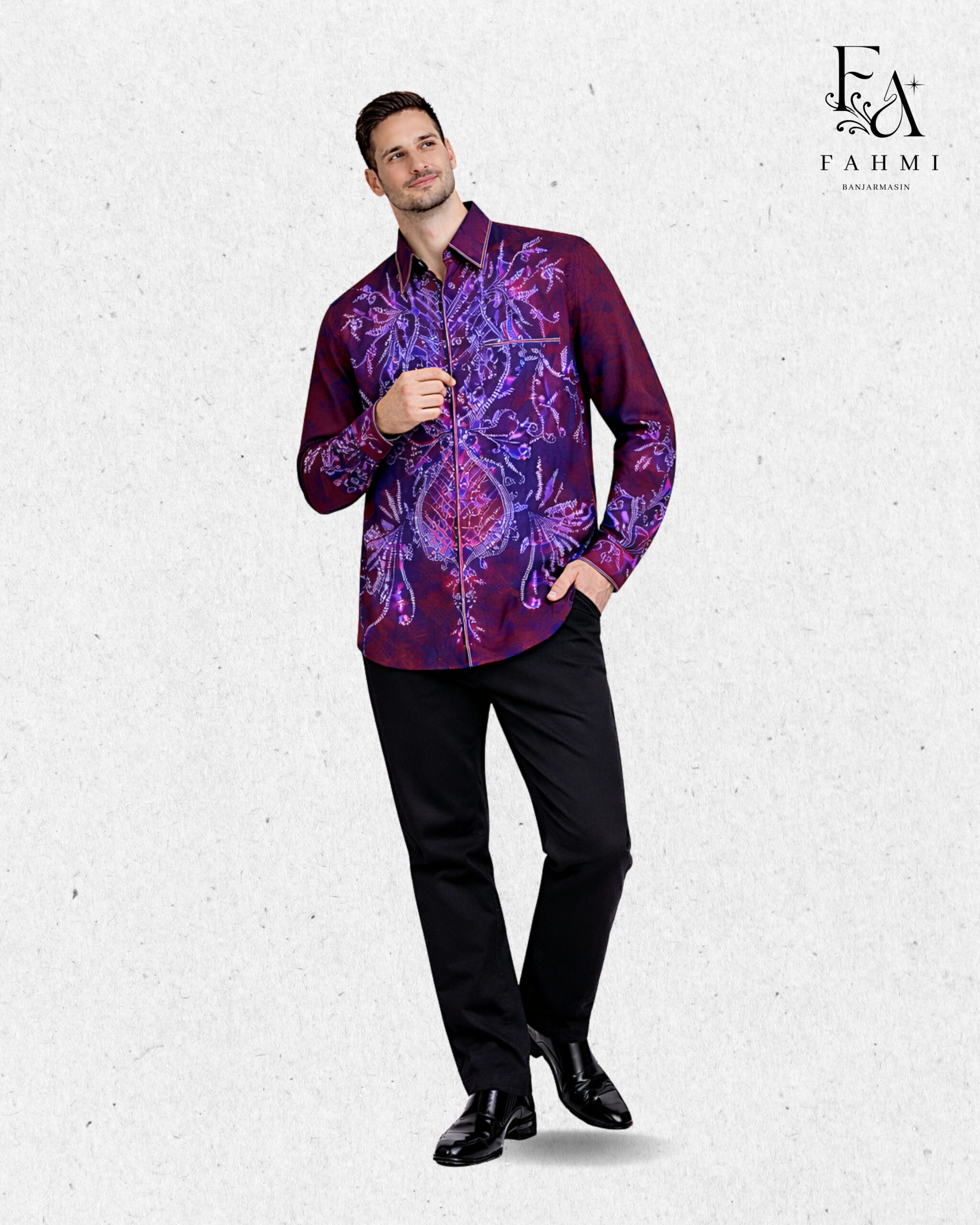 Sasirangan Signature Cotton Shirt - Image 3