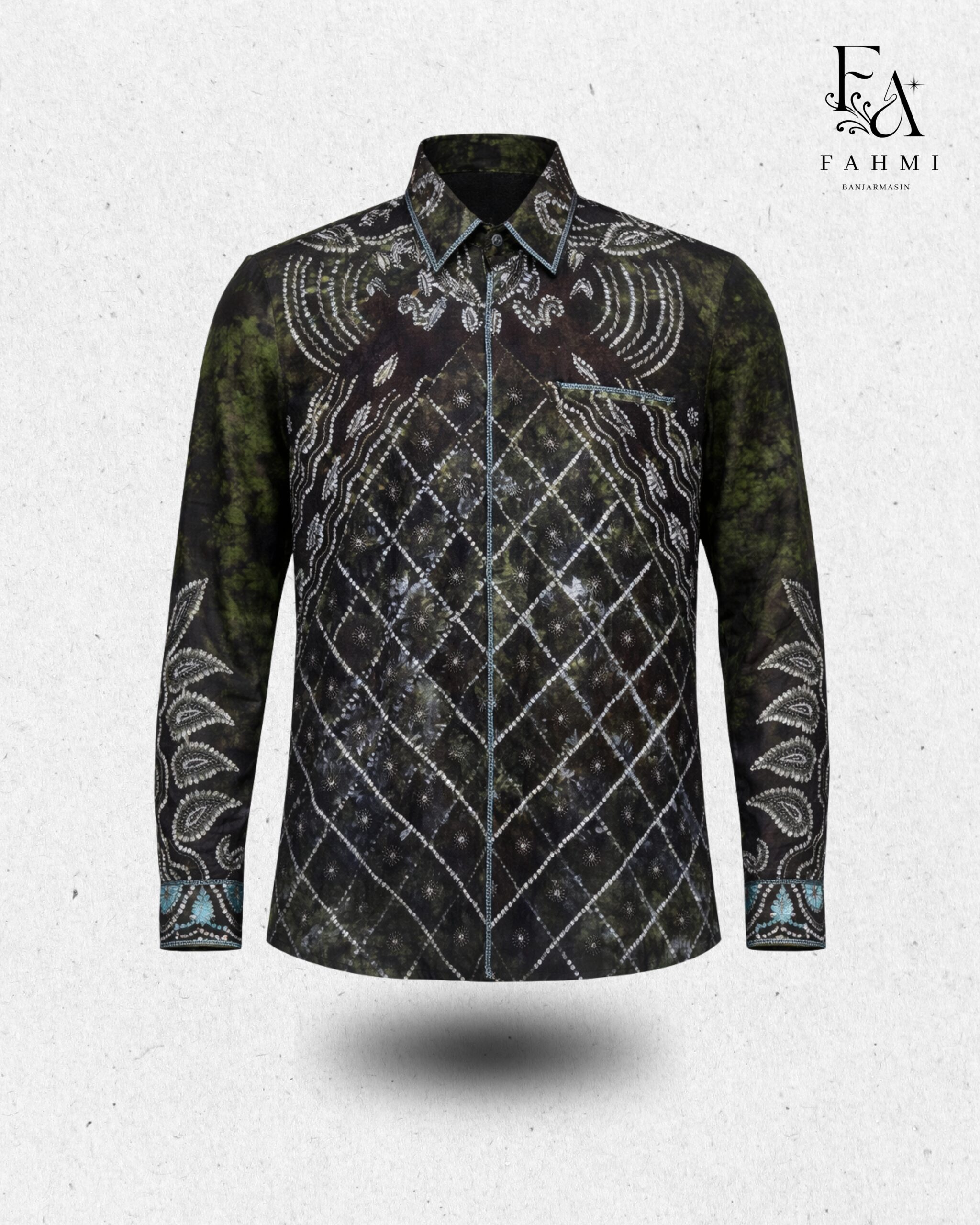 Embroidered Sasirangan Signature Cotton Shirt