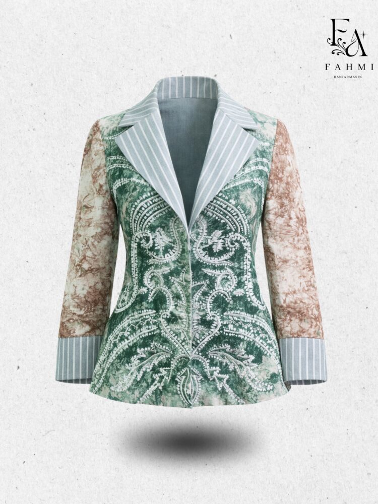 Embroidered Sasirangan Signature Women’s Blazer