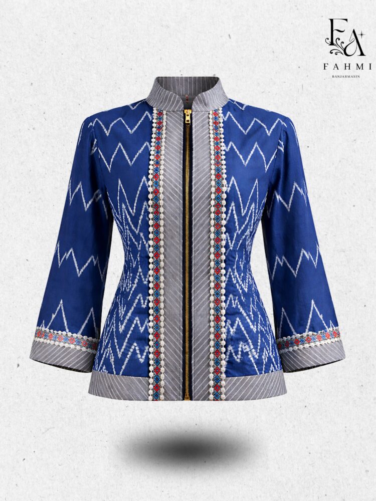 Sasirangan Signature Zip Blouse