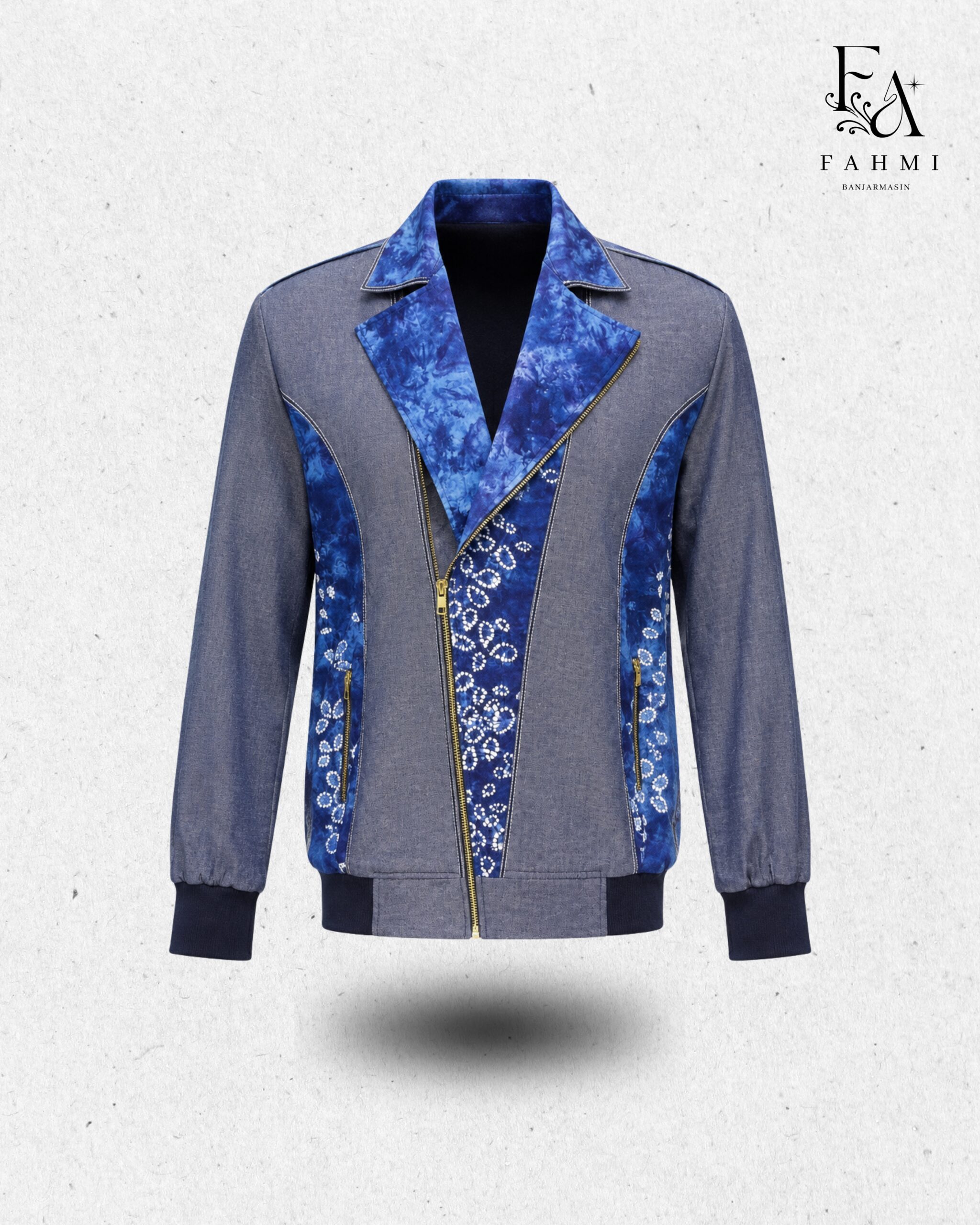 Sasirangan Signature Denim Dualstyle Jacket - Image 2