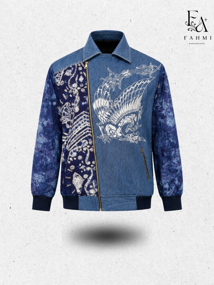Sasirangan Signature Prada Denim Dualstyle Jacket