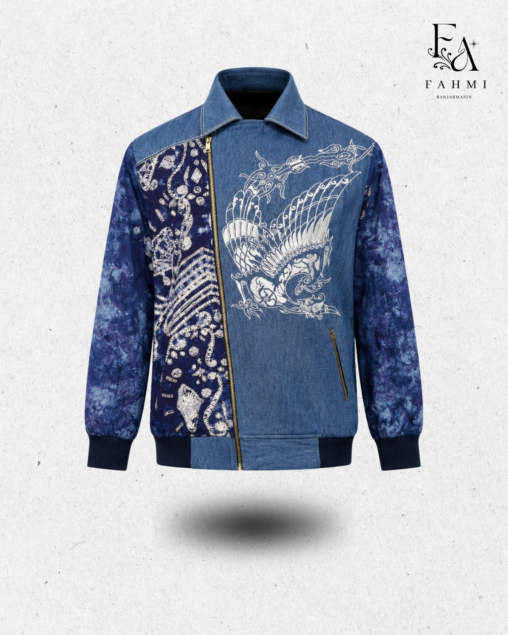 Sasirangan Signature Prada Denim Dualstyle Jacket