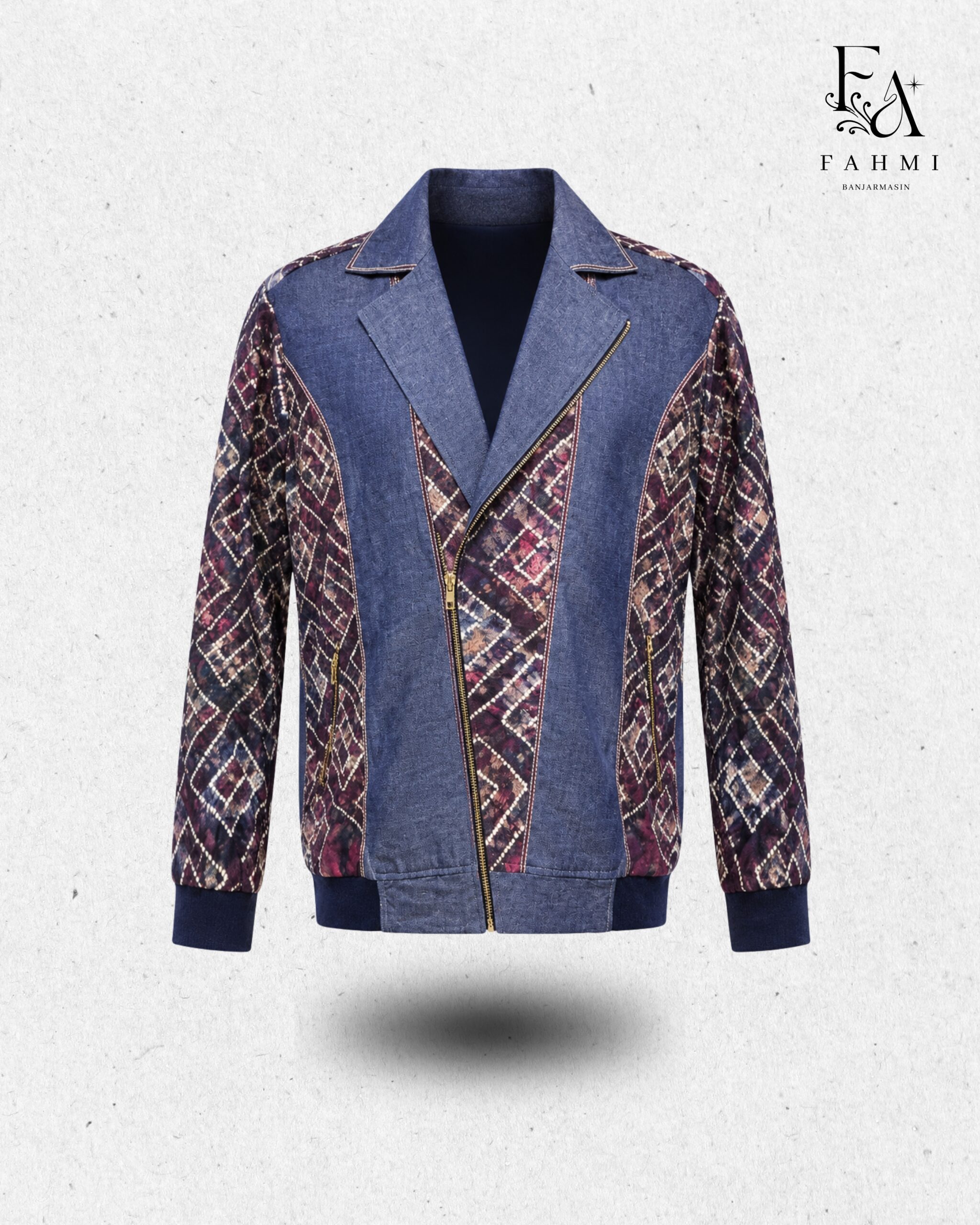 Sasirangan Signature Denim Dualstyle Jacket - Image 2